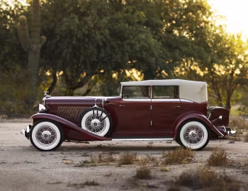 1933 Auburn 12-161A Custom Dual Ratio Phaeton Sedan