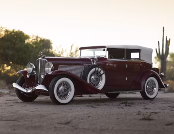 1933 Auburn 12-161A Custom Dual Ratio Phaeton Sedan