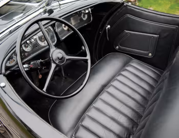 Інтэр'ер 1935 Auburn 851 SC Speedster