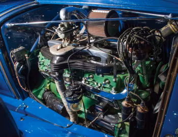 Under The Hood 1932 Auburn 12-160A Custom Dual Ratio Phaeton Sedan