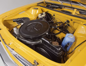 发动机舱 Audi 100 [UK-spec] (C1) '1968–73