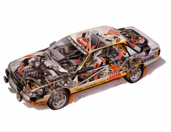 Audi 200 quattro Group A Rally Car '1987–88