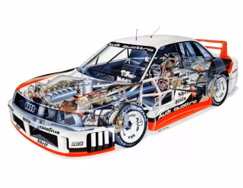 Audi 90 quattro IMSA GTO (B3) '1989