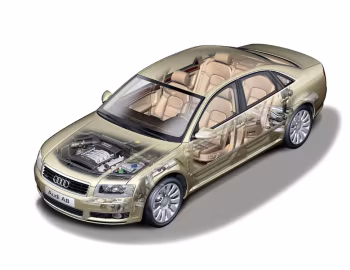 Audi A8 4.2 quattro [Worldwide] (D3) '2003–05