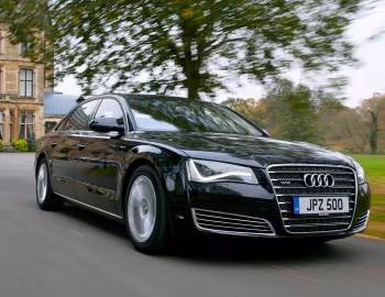 Audi A8 L W12 quattro [UK-spec] (D4) '2010–14