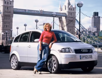 Audi A2 1.6 FSI, Kate Humble