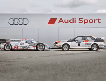 Audi quattro Group 4 Rally Car, Audi R18 e-Tron quattro