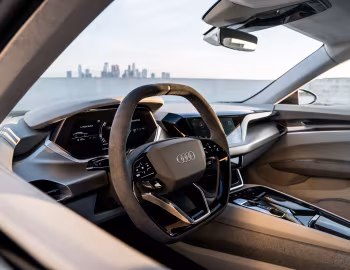 Интерьер Audi e-tron GT concept '11.2018