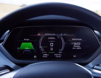 Tableau de bord Audi e-tron GT quattro [Australia] '2023–pr.
