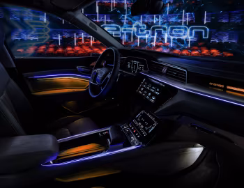 Interior Audi e-tron prototype '03.2018
