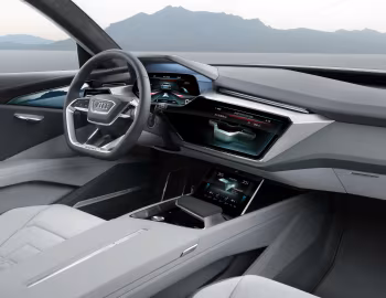 Интерьер Audi e-tron quattro concept '09.2015