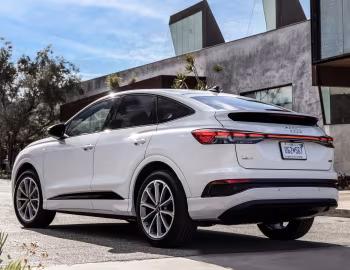 2023–pr. Audi Q4 Sportback 50 e-tron quattro S line [North America] '2022–pr.