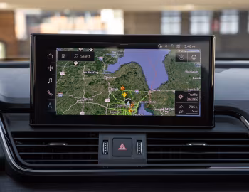 Interior 2021–pr. Audi Q5 45 TFSI quattro [North America] '2020–pr.