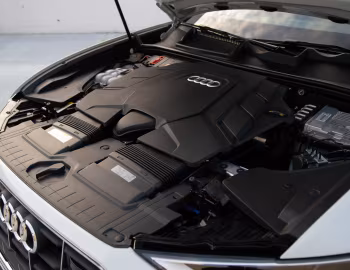 Bajo el capó 2019–pr. Audi Q8 55 TFSI quattro [North America] '2018–pr.