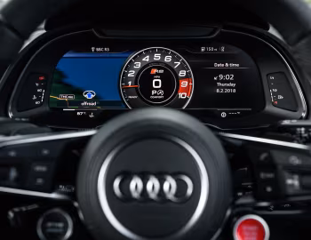 Комбинация приборов Audi R8 V10 RWS [UK-spec] '2018–19