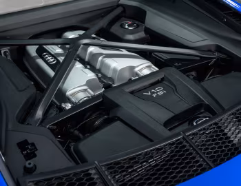 Bajo el capó Audi R8 V10 RWS [UK-spec] '2018–19