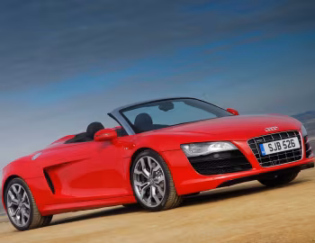 Audi R8 V10 Spyder [UK-spec] '2010–12