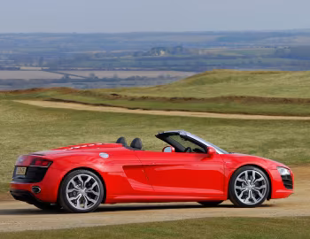 Audi R8 V10 Spyder [UK-spec] '2010–12