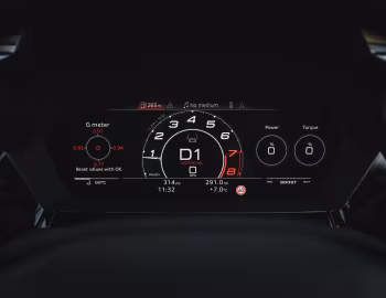 Комбинация приборов Audi RS 3 Saloon [UK-spec] '2024–н.в.