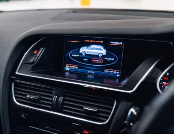 Interior Audi RS 4 Avant "Nogaro selection" [UK-spec] (B8,8K) '2014–15