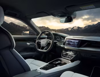 Interior Audi RS e-tron GT "ice race edition" '2023