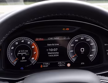Tableau de bord Audi SQ7 TFSI "Black Edition" [UK-spec] '2024–pr.