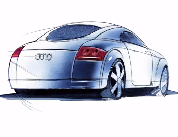 Эскіз Audi TT Coupe [Worldwide] (8N) '1998–2003
