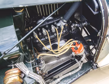 Пад капотам Austin-Healey 7 "Beetleback" Swallow Roadster '1929