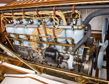 Under the hood Austin Model 60 Touring '1909