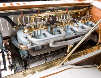Under the hood Austin Model 60 Touring '1909