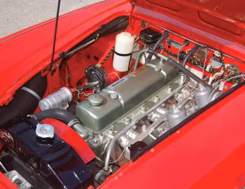 Under the hood Austin Healey 100-6 (BN6) '1958–59