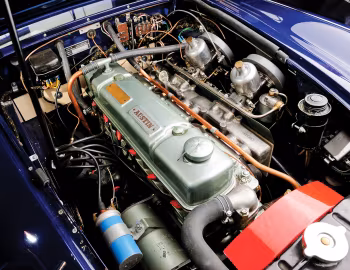 Пад капотам Austin Healey 100-6 (BN6) '1958–59