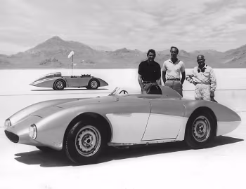 Austin Healey 100 Speed Record Car, Carroll Shelby, Donald Healey