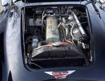 Пад капотам 1962 Austin Healey 3000 BN7 [North America] '1961–62