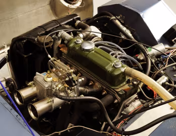 Под капотом Ecurie Ecosse Austin Healey Sebring Sprite Coupe '1961