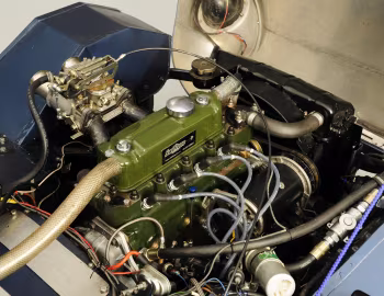 Под капотом Ecurie Ecosse Austin Healey Sebring Sprite Coupe '1961