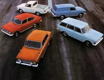 Экспортные модификации Москвичa-412 для рынка Великобритании '1970