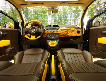 Interior Aznom Fiat 500 '2007–15