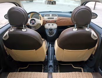 Interior Aznom Fiat 500C "Sassicaia" Limited Edition '2010