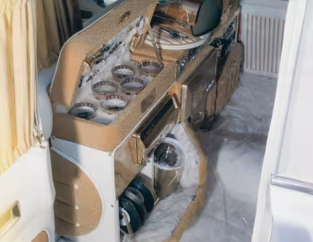 Интерьер 1960 Cadillac Fleetwood Seventy-Five Limousine Barris Kustom