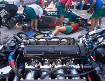 Under The Hood Benetton B186 '1986