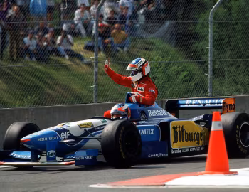 Benetton B195, Michael Schumacher, Jean Alesi