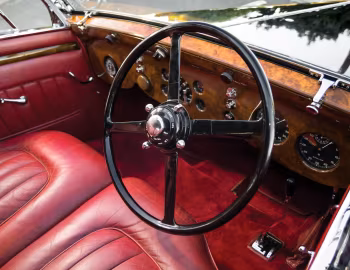 Painel frontal Bentley 3 ½ Litre Sedanca Coupe by Windovers '1936