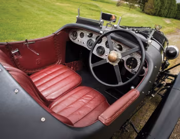 Interior Bentley 4 ½ Litre Supercharged "Blower" Two-Seater Sports by Vanden Plas '1931