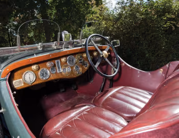 Interior Bentley 4 ½ Litre Tourer by Cadogan '1927