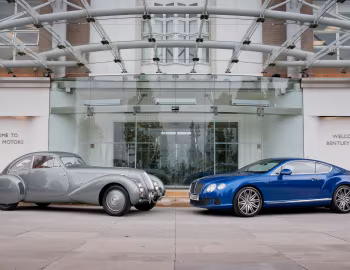 Bentley 4 ¼ Litre Embericos Pourtout Coupe, Bentley Continental GT Speed