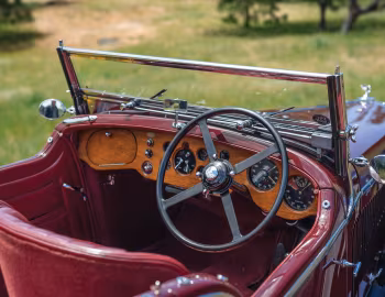 Interior Bentley 4 ¼ Litre Tourer by Vanden Plas '1936–39
