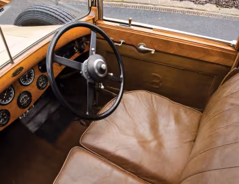 Interior Bentley 6 ½ Litre Sedanca de Ville by Mulliner '1929