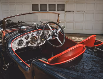 Interior Bentley 6 ½ Litre SWB "Bob-Tail" Tourer in the style of Corsica (WK2658) '1927