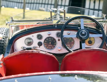 Painel frontal Bentley 6 ½ Litre SWB "Bob-Tail" Tourer in the style of Corsica (WK2658) '1927